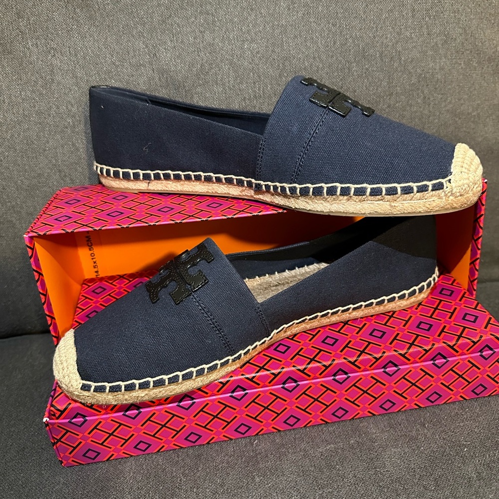 Weston Flat Espadrille-Canvas/Calf Leather